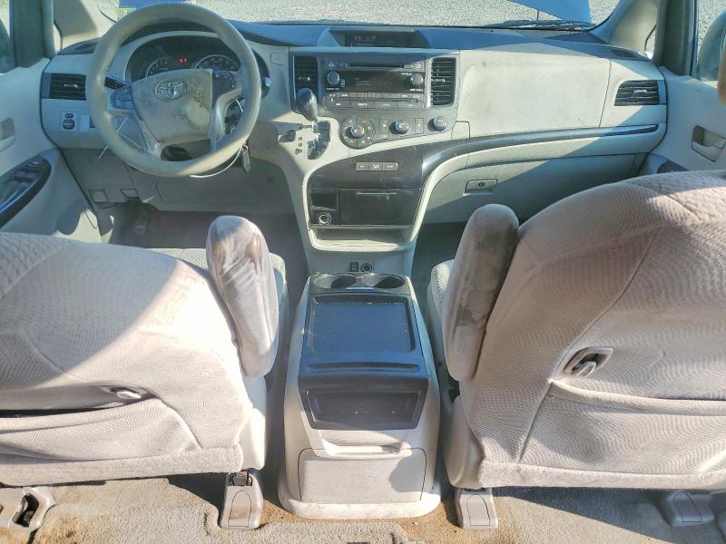 2011 Toyota Sienna VIN 5TDKK3DC9BS139634 COPART salvage auction — FRONT END, NY - MV-907A SALVAGE CERTIFICATE, sold $1,050 on 2026-07-16 (photo 8)