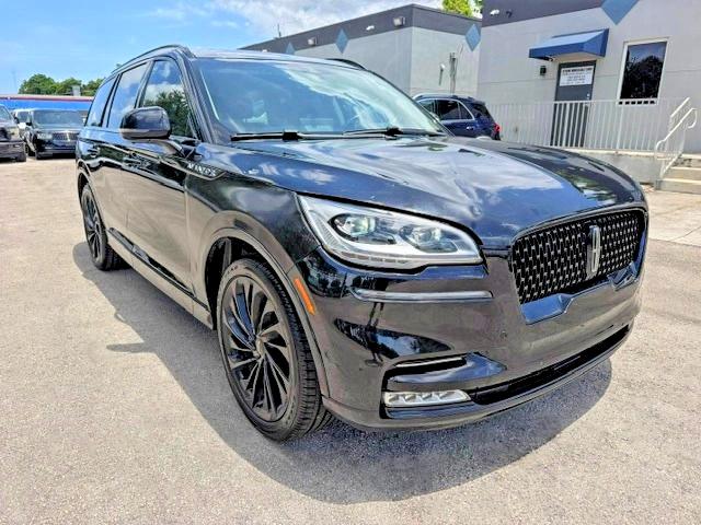 2022 Lincoln Aviator VIN 5LM5J7XC3NGL14700 COPART salvage auction — FRONT END, Fl - Certificate Of Destruction (P), sold $19,600 on 2026-09-09 (photo 4)