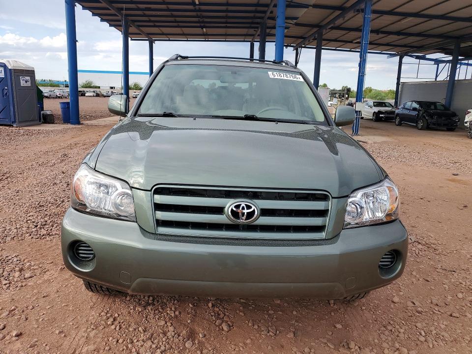 2007 Toyota Highlander VIN JTEDP21A370131512 COPART salvage auction — REAR END, Az - Cert Of Title - Salvage, sold $725 on 2026-07-28 (photo 5)