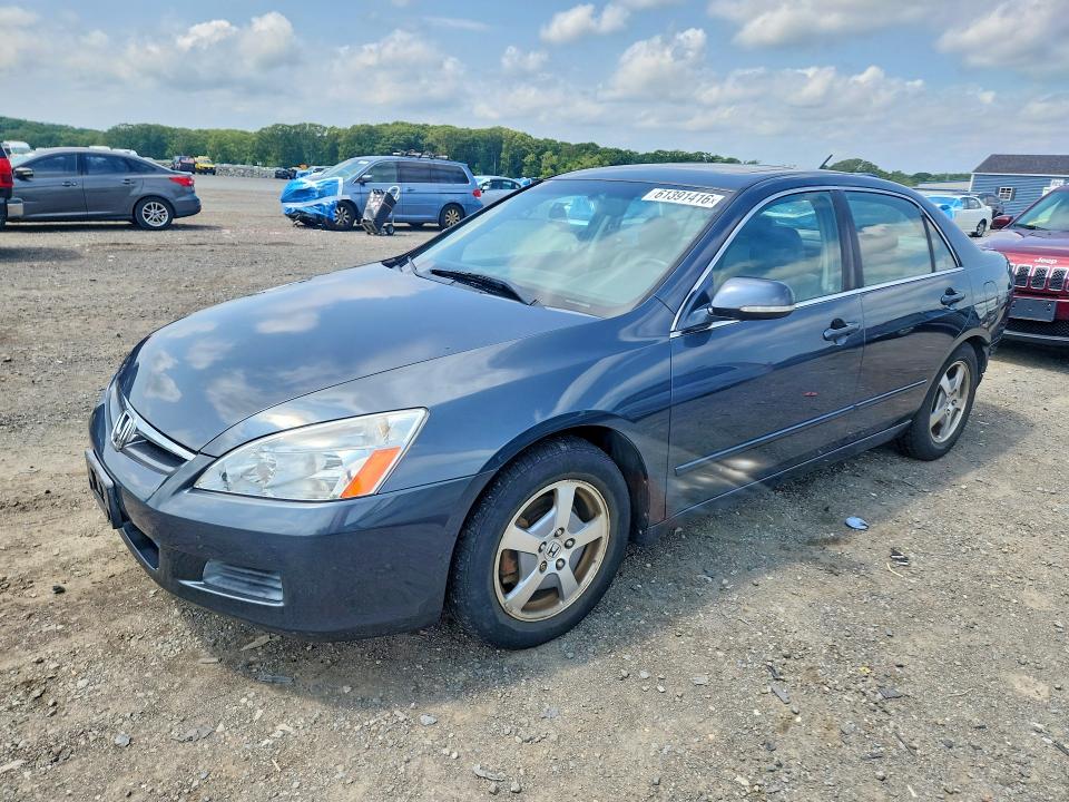 2006 Honda Accord VIN JHMCN364X6C003519 COPART salvage auction — REAR END, Ma - Cert Of Title-Reconstrctd Coll, sold $125 on 2026-07-29 (photo 1)