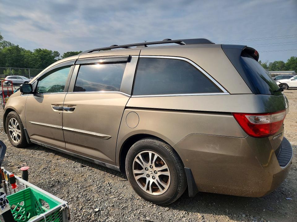 2012 Honda Odyssey VIN 5FNRL5H65CB095780 COPART salvage auction — FRONT END, MD - CERTIFICATE OF TITLE, sold $675 on 2026-07-24 (photo 2)