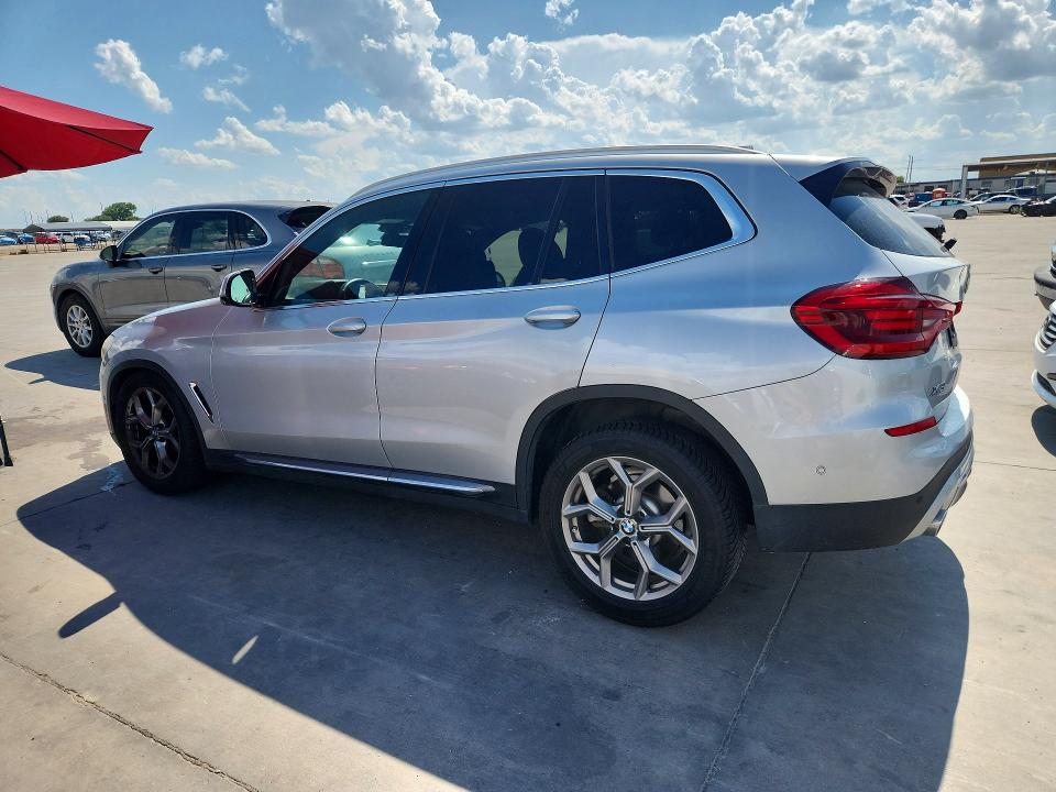 2020 BMW X3 VIN 5UXTY3C0XL9C28981 COPART salvage auction — FRONT END, Tx - Salvage Vehicle Title, sold $6,900 on 2026-07-13 (photo 2)