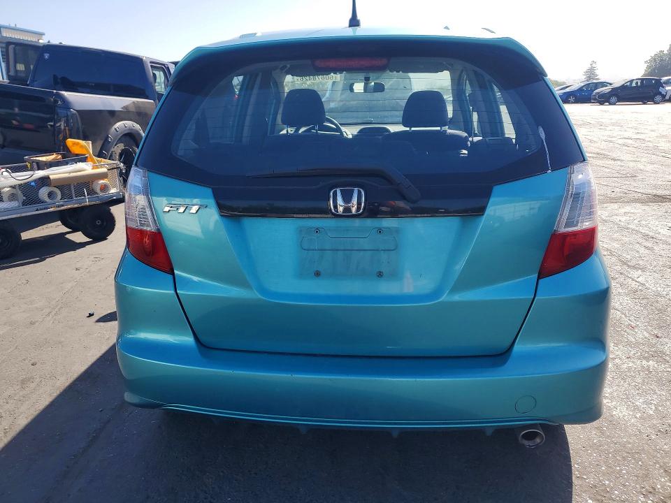 2013 Honda Fit VIN JHMGE8H55DC015353 COPART salvage auction — FRONT END, Ca - Salvage Certificate, sold $1,100 on 2026-07-16 (photo 6)