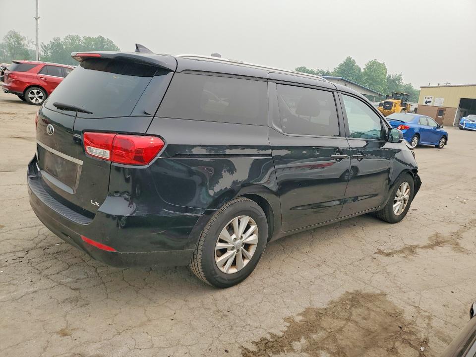 2016 Kia SEDONA VIN KNDMB5C17G6171381 COPART salvage auction — FRONT END, Salvage Title, sold $400 on 2026-07-28 (photo 3)