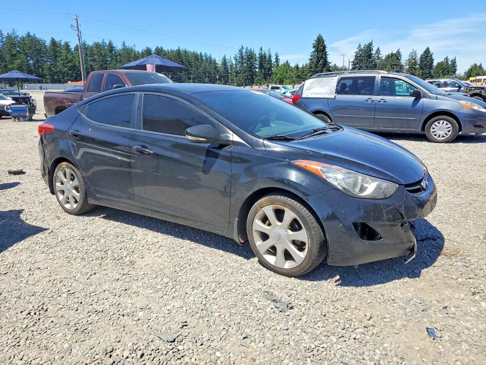 2012 Hyundai Elantra VIN KMHDH4AE7CU272033 COPART salvage auction — FRONT END, WA - BILL OF SALE, sold $575 on 2026-07-24 (photo 4)