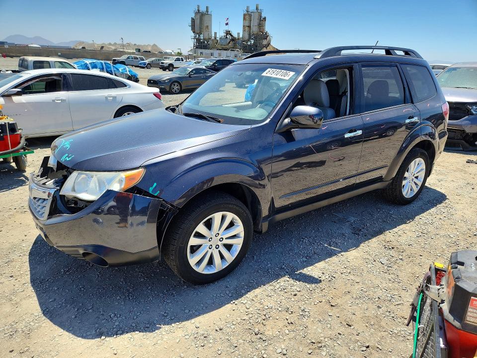 2011 Subaru Forester VIN JF2SHAEC1BH757702 COPART salvage auction — FRONT END, Ca - Salvage Certificate, sold $1,550 on 2026-07-31 (photo 1)