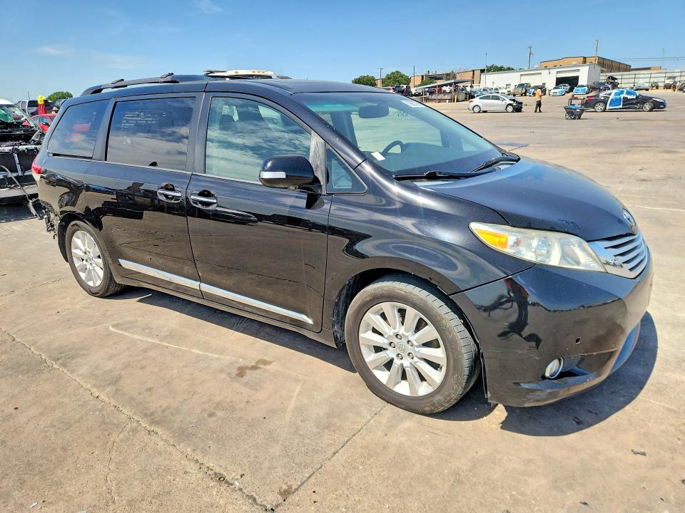 2014 Toyota Sienna VIN 5TDYK3DC3ES526243 COPART salvage auction — REAR END, Tx - Salvage Vehicle Title, sold $2,450 on 2026-07-15 (photo 4)