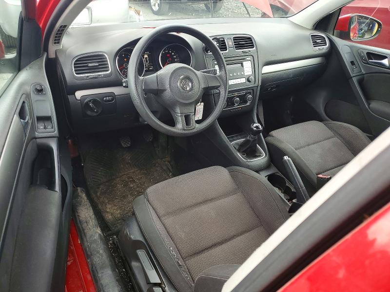 2010 Volkswagen Golf VIN WVWAB7AJ3AW121876 COPART salvage auction — FRONT END, PA - CERTIFICATE OF SALVAGE, sold $400 on 2026-08-12 (photo 8)