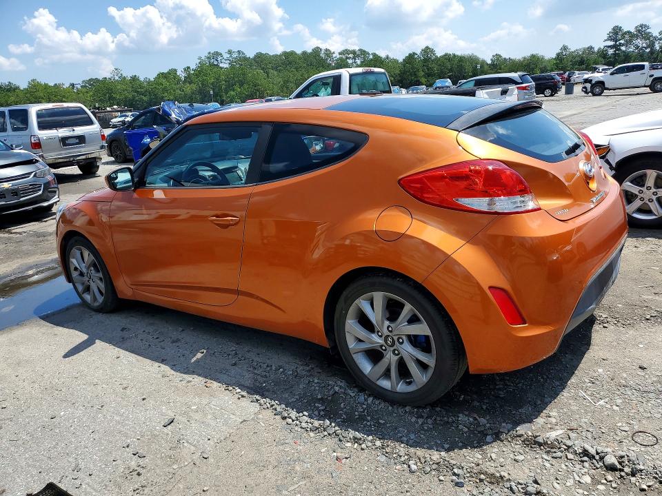 2016 Hyundai Veloster VIN KMHTC6AD6GU298710 COPART salvage auction — MECHANICAL, GA - CERTIFICATE OF TITLE, sold $1,100 on 2026-07-23 (photo 2)