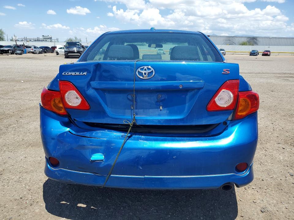 2010 Toyota Corolla VIN 2T1BU4EE3AC477747 COPART salvage auction — REAR END, Az - Cert Of Title - Salvage, sold $1,700 on 2026-07-28 (photo 6)