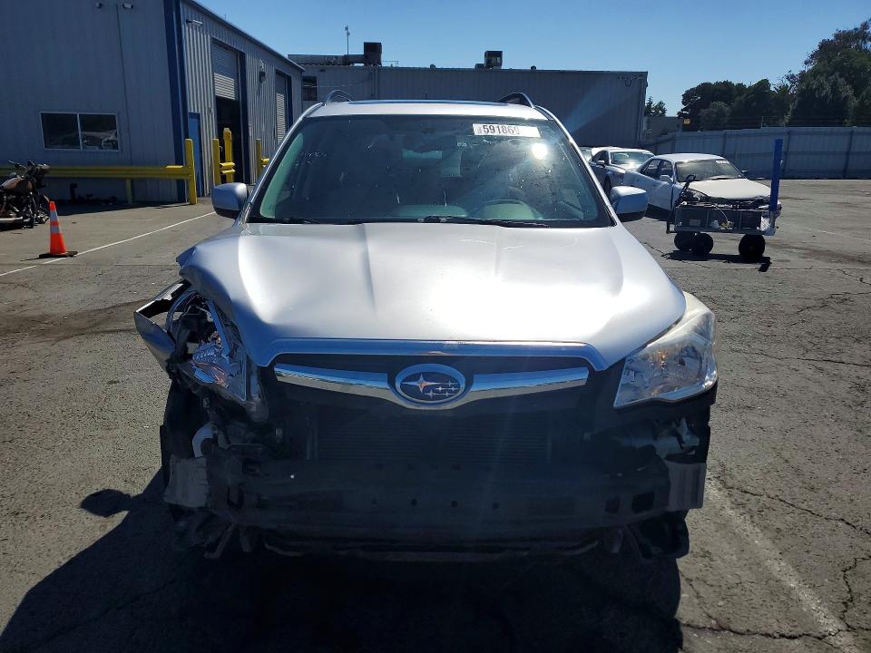 2014 Subaru Forester VIN JF2SJAEC0EH460865 COPART salvage auction — FRONT END, Ca - Salvage Certificate, sold $15 on 2026-07-24 (photo 5)