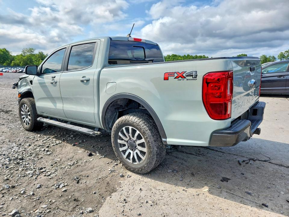 2021 Ford Ranger VIN 1FTER4FH8MLD84159 COPART salvage auction — FRONT END, Pa - Certificate Of Salvage, sold $8,100 on 2026-08-19 (photo 2)
