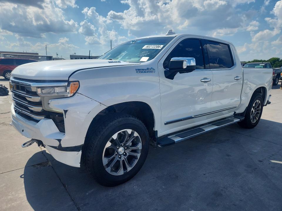 2022 Chevrolet Silverado VIN 1GCUDJET8NZ500537 — COPART salvage auction photo