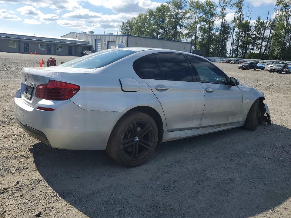 2014 BMW 5er VIN WBA5A5C53ED504384 COPART salvage auction — FRONT END, Wa - Vehicle Cert Of Ownership-Titl, sold $275 on 2026-07-27 (photo 3)