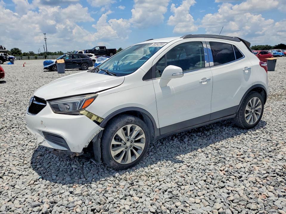 2017 Buick Encore VIN KL4CJASB3HB057253 COPART salvage auction — FRONT END, Fl - Certificate Of Destruction, sold $750 on 2026-07-31 (photo 1)