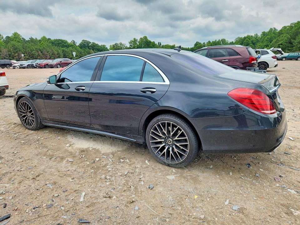 2016 Mercedes-benz S-klasse VIN WDDUG8FBXGA232605 COPART salvage auction — MINOR DENT/SCRATCHES, MD - CERTIFICATE OF TITLE (P), sold $11,300 on 2026-08-12 (photo 2)