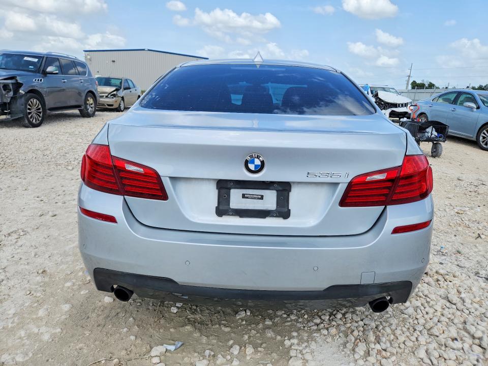 2015 BMW 5er VIN WBA5B1C50FG127681 COPART salvage auction — SIDE, TX - SALVAGE VEHICLE TITLE, sold $500 on 2026-08-20 (photo 6)