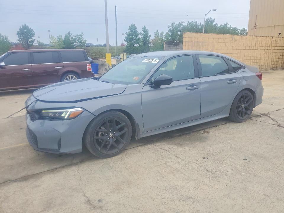 2025 Honda Civic VIN 2HGFE2F50SH519138 COPART salvage auction — FRONT END, Salvage Title, sold $9,900 on 2026-08-21 (photo 1)