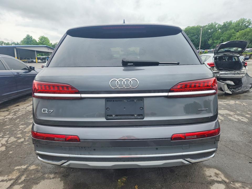 2020 Audi Q7 VIN WA1AJAF70LD007372 COPART salvage auction — FRONT END, Ny - Mv-907A Salvage Certificate, sold $6,800 on 2026-07-28 (photo 6)