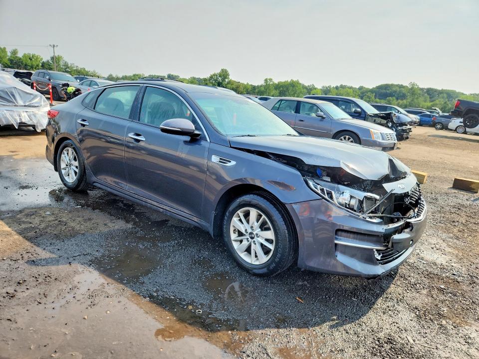 2016 Kia Optima VIN KNAGT4L32G5110786 COPART salvage auction — FRONT END, Ct - Cert Of Title-Salvage, sold $475 on 2026-07-21 (photo 4)