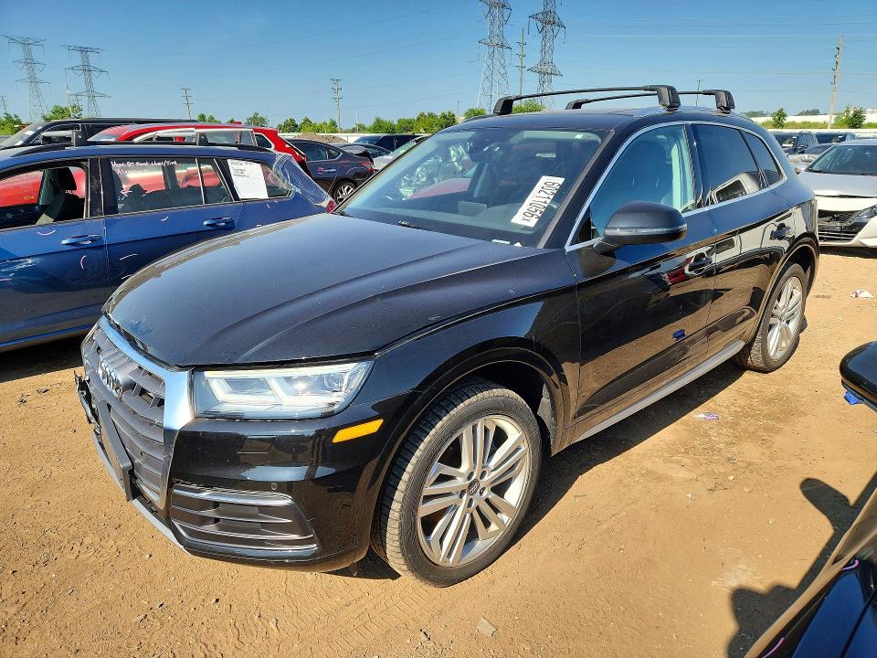 2018 Audi Q5 VIN WA1BNAFYXJ2148394 COPART salvage auction — FRONT END, Il - Salvage Certificate, sold $4,350 on 2026-07-30 (photo 1)