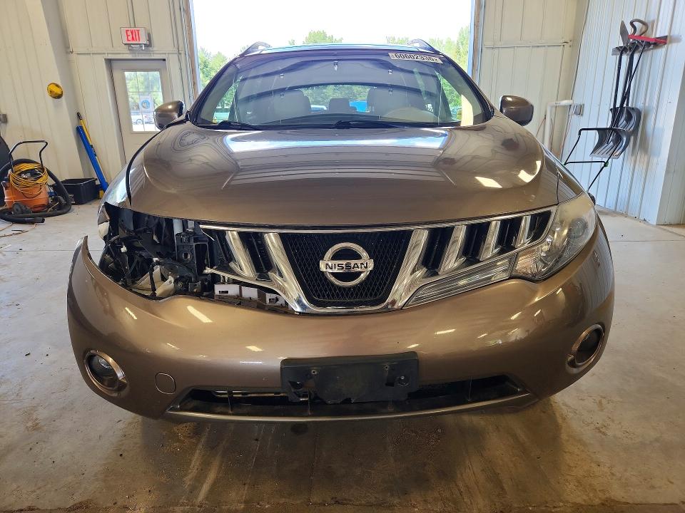 2010 Nissan Murano VIN JN8AZ1MW0AW122472 COPART salvage auction — FRONT END, Mn - Certificate Of Title, sold $1,050 on 2026-07-14 (photo 5)