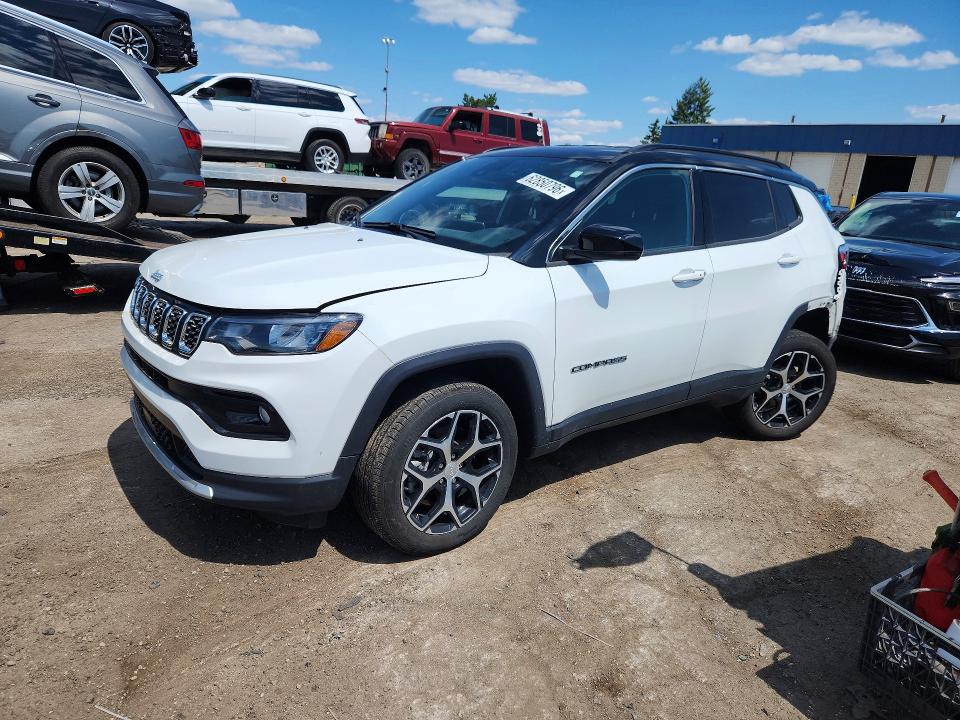 2024 Jeep Compass VIN 3C4NJDCN1RT166335 — COPART salvage auction photo