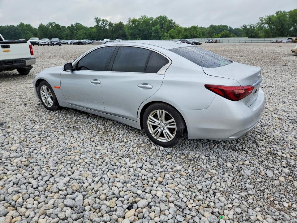 2019 Infiniti Q50 VIN JN1EV7AP5KM519040 COPART salvage auction — DAMAGE HISTORY, OH - CERTIFICATE OF TITLE, sold $2,700 on 2026-07-31 (photo 2)