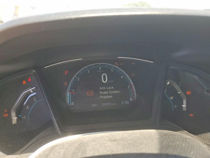 2019 Honda Civic VIN 19XFC2F61KE207435 COPART salvage auction — REAR END, Ca - Salvage Certificate, sold $7,900 on 2026-07-28 (photo 9)