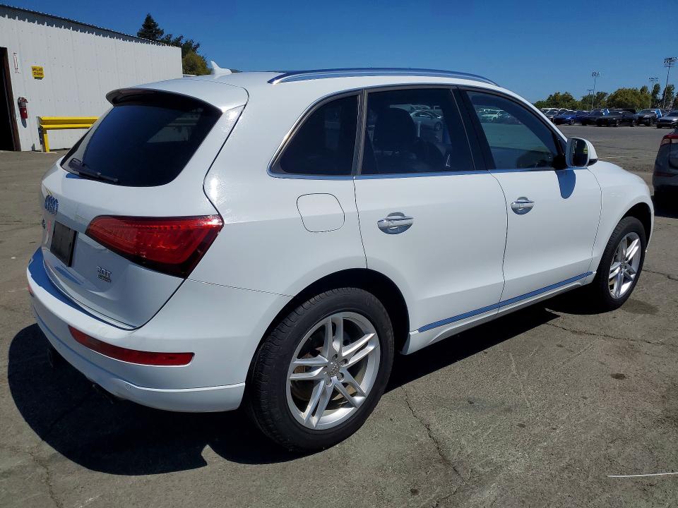 2016 Audi Q5 VIN WA1L2AFP1GA130577 COPART salvage auction — MECHANICAL, Ca - Dis/Dlr/Exp Only Clean Title, sold $1,850 on 2026-07-31 (photo 3)
