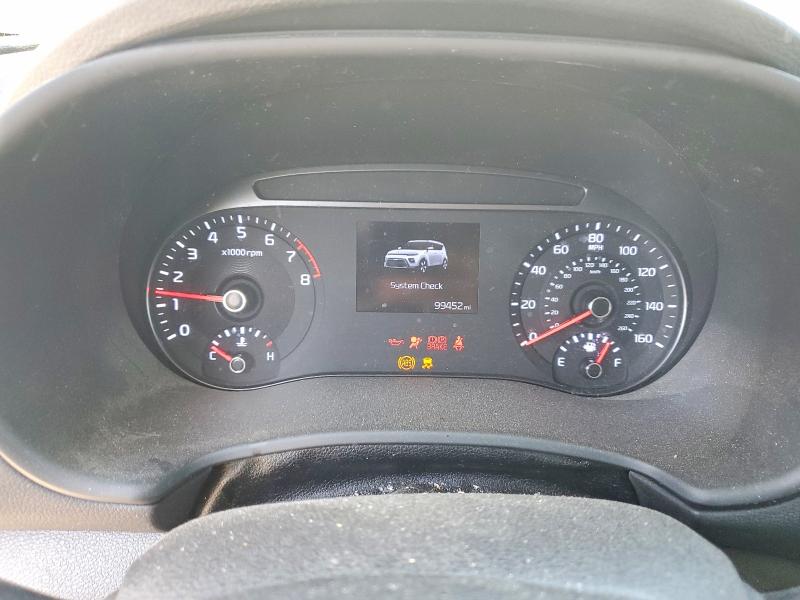2020 Kia Soul VIN KNDJ23AU4L7073255 COPART salvage auction — FRONT END, Ca - Certificate Of Title, sold $3,200 on 2026-07-24 (photo 9)