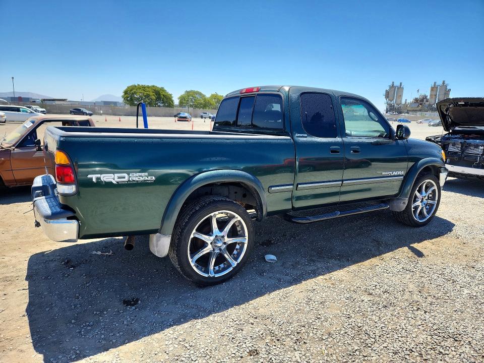 2001 Toyota Tundra VIN 5TBRT38121S141981 COPART salvage auction — FRONT END, Ca - Salvage Certificate, sold $1,550 on 2026-07-24 (photo 3)