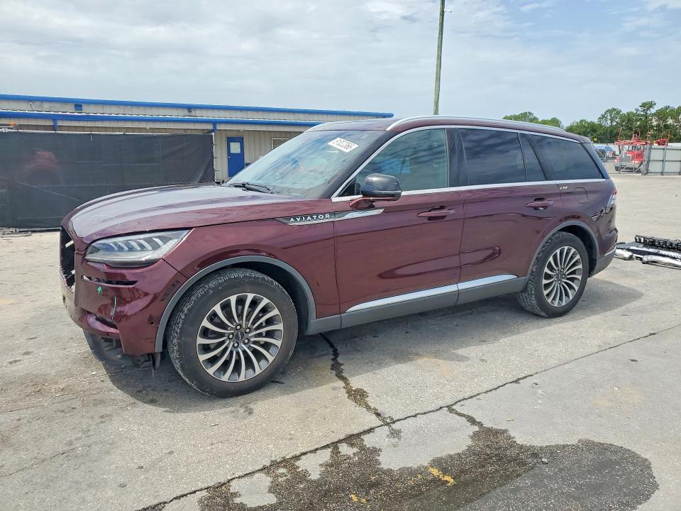 2022 Lincoln Aviator VIN 5LM5J7WCXNGL17191 COPART salvage auction — FRONT END, Fl - Certificate Of Destruction, sold $15 on 2026-07-30 (photo 1)
