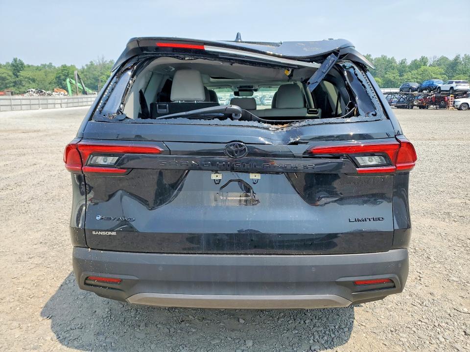 2025 Toyota Highlander VIN 5TDACAB59SS048655 COPART salvage auction — REAR END, Salvage Title, sold $29,250 on 2026-07-30 (photo 6)