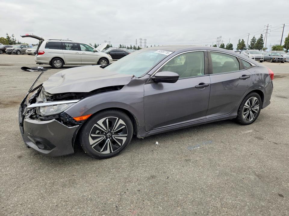 2019 Honda Civic VIN JHMFC1F39JX039167 COPART salvage auction — FRONT END, CA - SALVAGE CERTIFICATE, sold $3,150 on 2026-07-21 (photo 1)