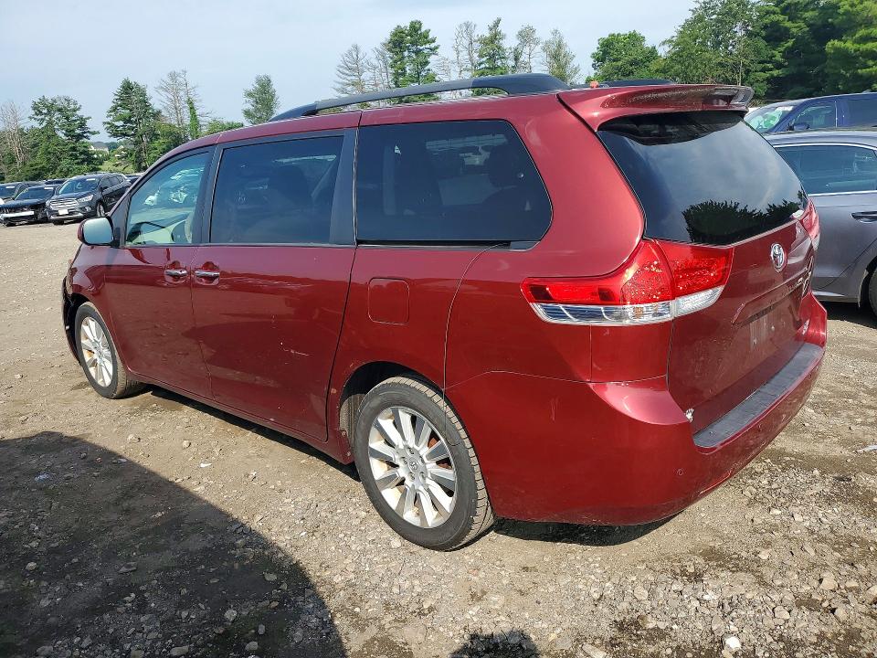 2013 Toyota Sienna VIN 5TDDK3DC0DS059294 COPART salvage auction — FRONT END, Md - Certificate Of Title, sold $2,550 on 2026-07-27 (photo 2)