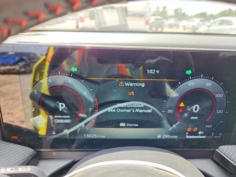2025 Nissan Kicks VIN 3N8AP6DC6SL364800 COPART salvage auction — FRONT END, TX - CERTIFICATE OF TITLE (P), sold $7,800 on 2026-07-31 (photo 9)