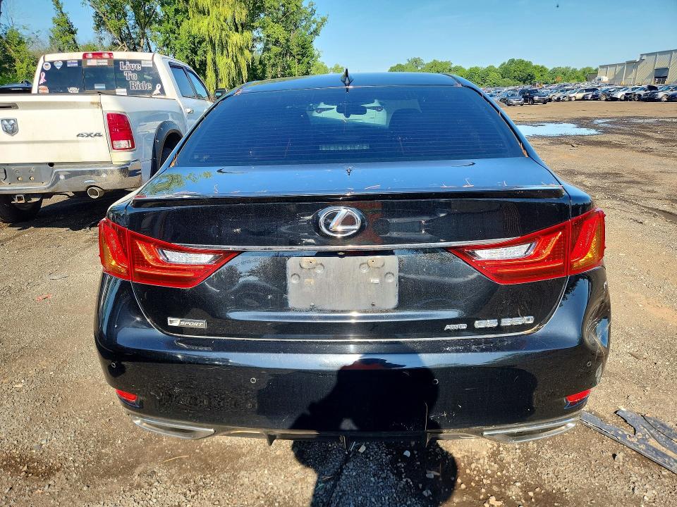 2015 Lexus Gs VIN JTHCE1BL9FA007493 COPART salvage auction — FRONT END, Ct - Certificate Of Title, sold $575 on 2026-07-21 (photo 6)
