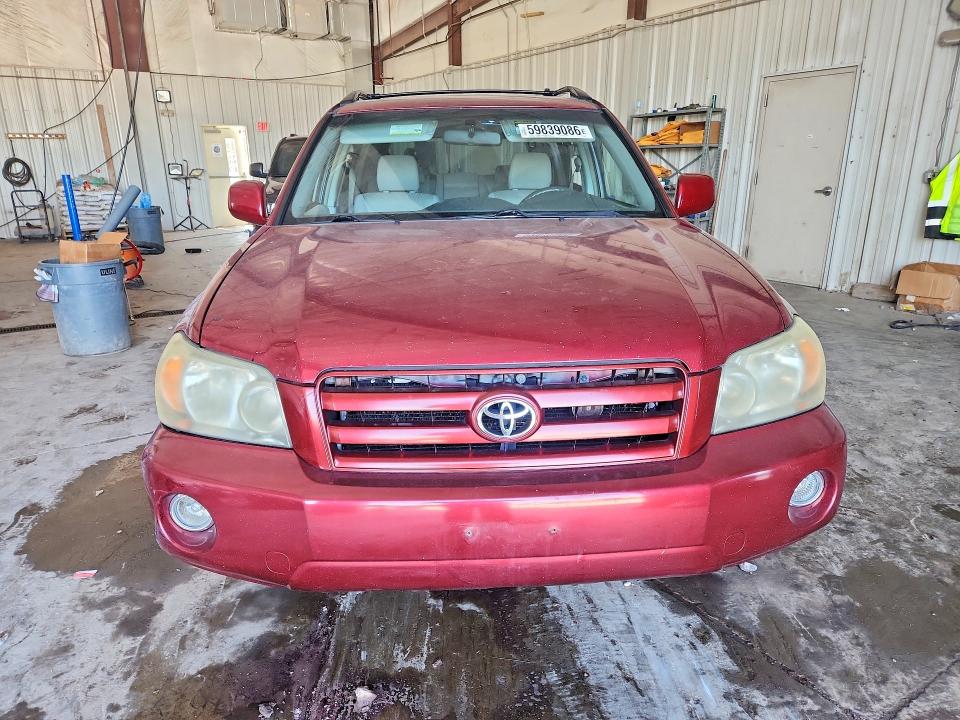 2007 Toyota Highlander VIN JTEGP21A670129010 COPART salvage auction — SIDE, Wi - Junked Vehicle Bill Of Sale, sold $525 on 2026-07-27 (photo 5)