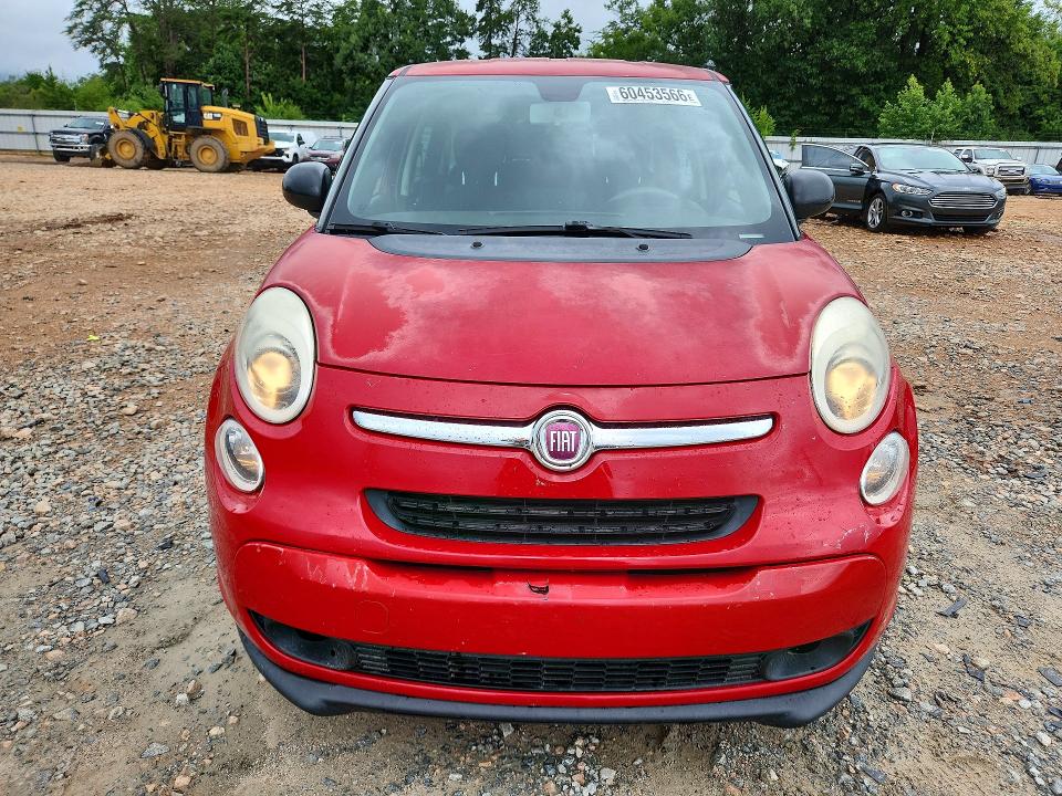 2014 Fiat 500l VIN ZFBCFABHXEZ012652 COPART salvage auction — REAR END, Nc - Salvage Certificate Of Title, sold $550 on 2026-08-17 (photo 5)