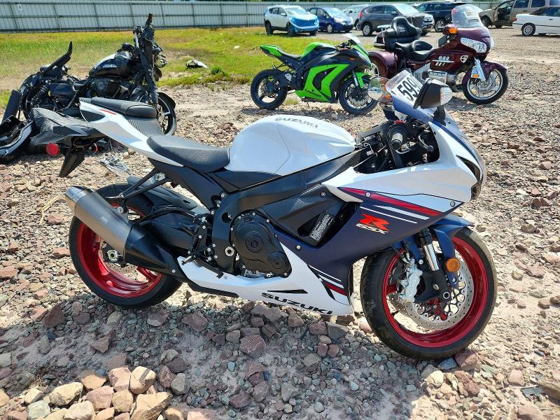 2025 Suzuki Gsx-r VIN JS1GN7FA4S7100695 COPART salvage auction — SIDE, Ny - Mv-907A Salvage Certificate, sold $600 on 2026-07-30 (photo 1)