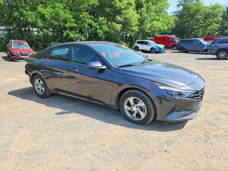 2021 Hyundai Elantra VIN 5NPLL4AG7MH050698 COPART salvage auction — REAR END, Pa - Cert Of Title, sold $6,600 on 2026-07-20 (photo 4)