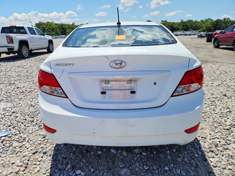 2014 Hyundai Accent VIN KMHCT4AE4EU757095 COPART salvage auction — FRONT END, Fl - Cert Of Title Slvg Rebuildable, sold $525 on 2026-07-13 (photo 6)