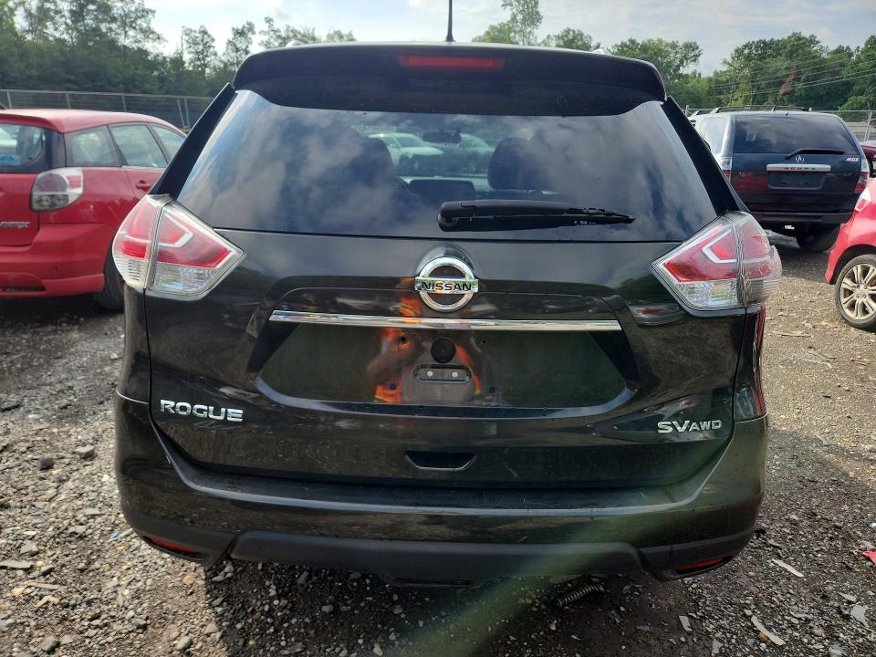 2016 Nissan Rogue VIN KNMAT2MV8GP643257 COPART salvage auction — SIDE, MI - CERTIFICATE OF TITLE, sold $875 on 2026-07-29 (photo 6)