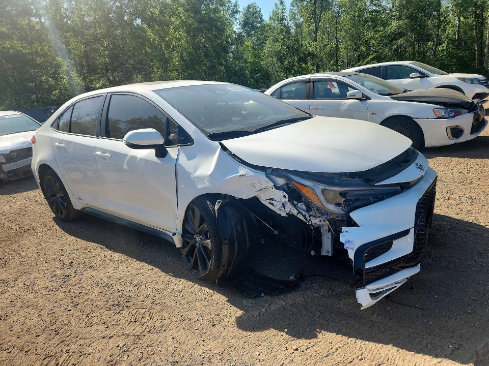 2025 Toyota VIN JTDBDMHE0S3019539 COPART salvage auction — FRONT END, On - Permit Salvage, sold $11,200 on 2026-07-30 (photo 4)