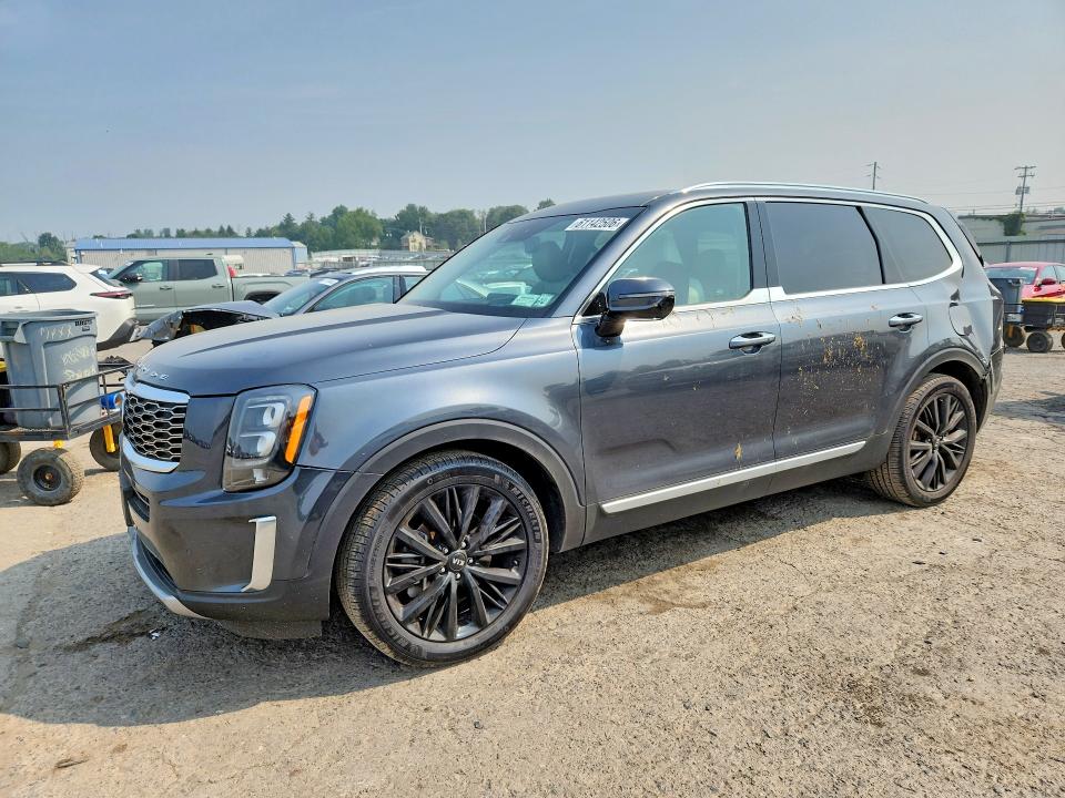 2020 Kia Telluride VIN 5XYP5DHC1LG049471 COPART salvage auction — REAR END, Pa - Certificate Of Salvage, sold $225 on 2026-07-24 (photo 1)