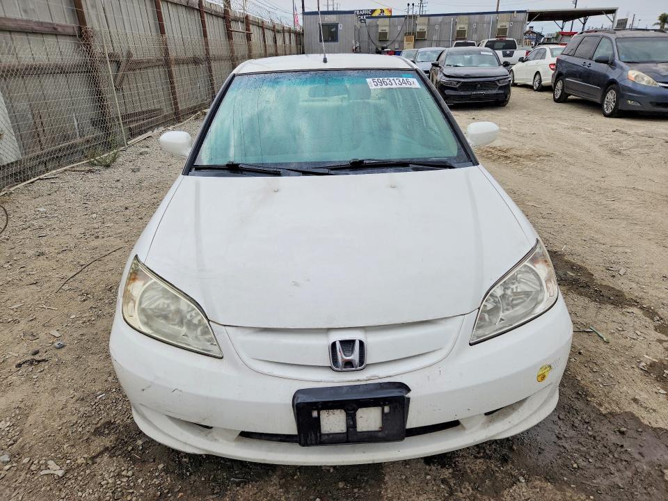 2004 Honda Civic hybrid VIN JHMES96684S006458 COPART salvage auction — MECHANICAL, CA - DIS/DLR/EXP ONLY CLEAN TITLE, sold $200 on 2026-07-09 (photo 5)