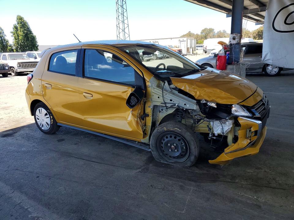 2024 Mitsubishi Mirage VIN ML32AUHJ4RH019310 COPART salvage auction — FRONT END, Fl - Cert Of Title Slvg Rebuildable (P), sold $500 on 2026-07-29 (photo 4)