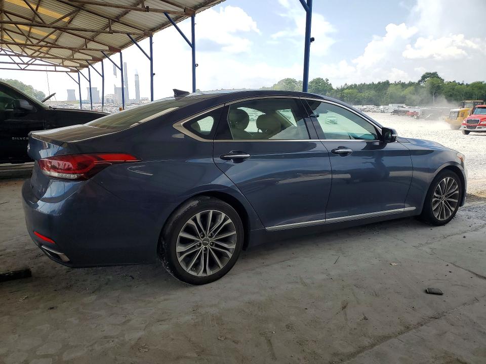 2015 Hyundai VIN KMHGN4JE5FU014605 COPART salvage auction — FRONT END, Ga - Cert Of Title-Salvage, sold $550 on 2026-07-30 (photo 3)