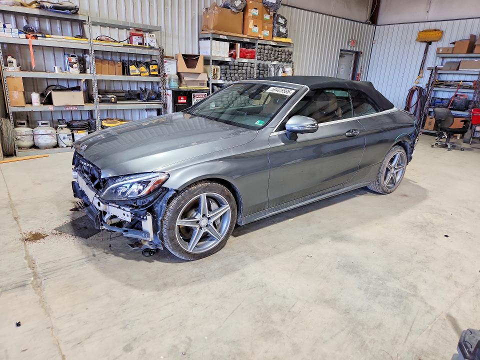 2017 Mercedes-benz C-klasse VIN WDDWK4KB8HF434112 COPART salvage auction — FRONT END, Pa - Certificate Of Salvage, sold $4,750 on 2026-08-07 (photo 1)